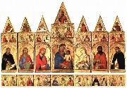 Simone Martini Madonna with the Holy Ones, Sweden oil painting artist